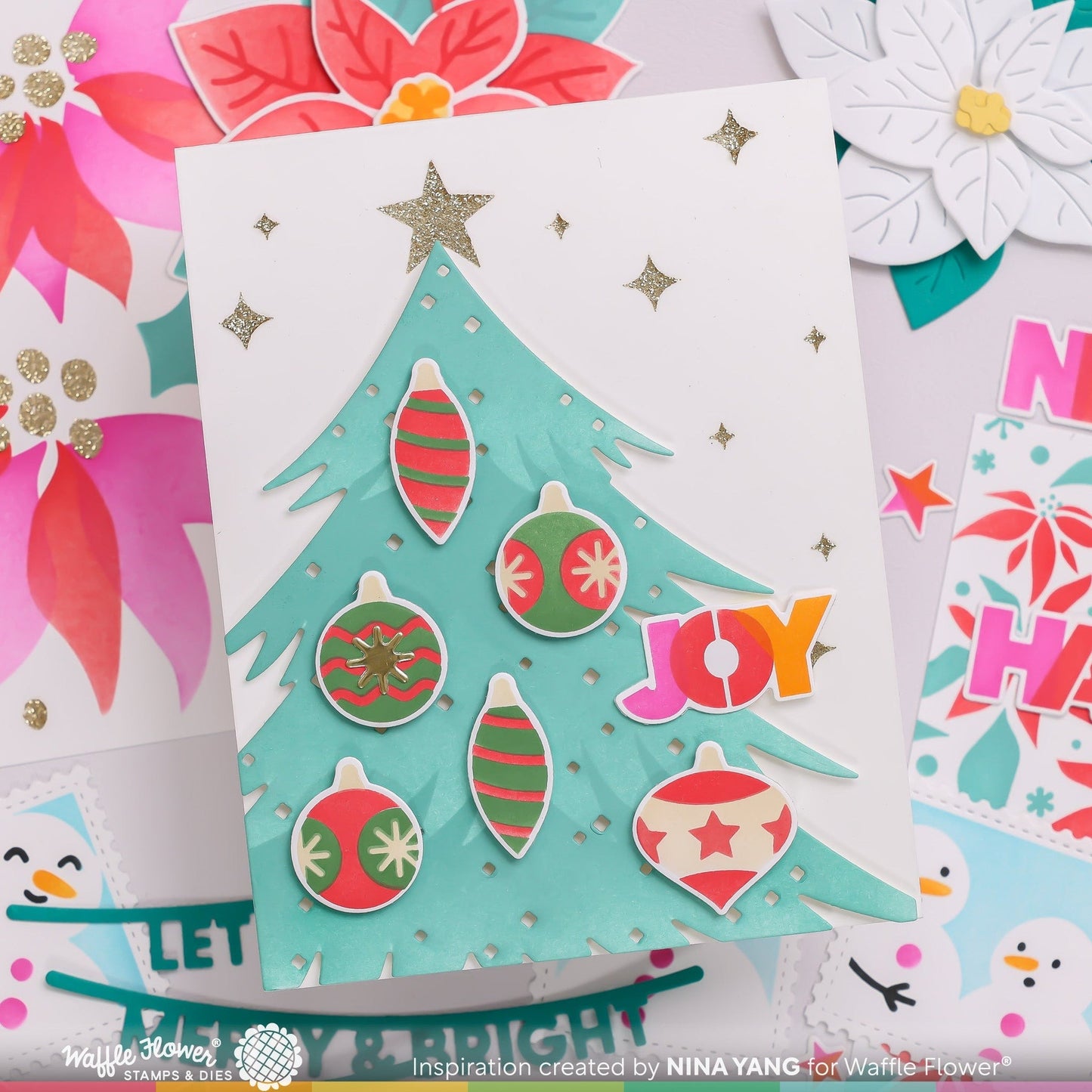 Retro Christmas Tree Die-n-Stencil