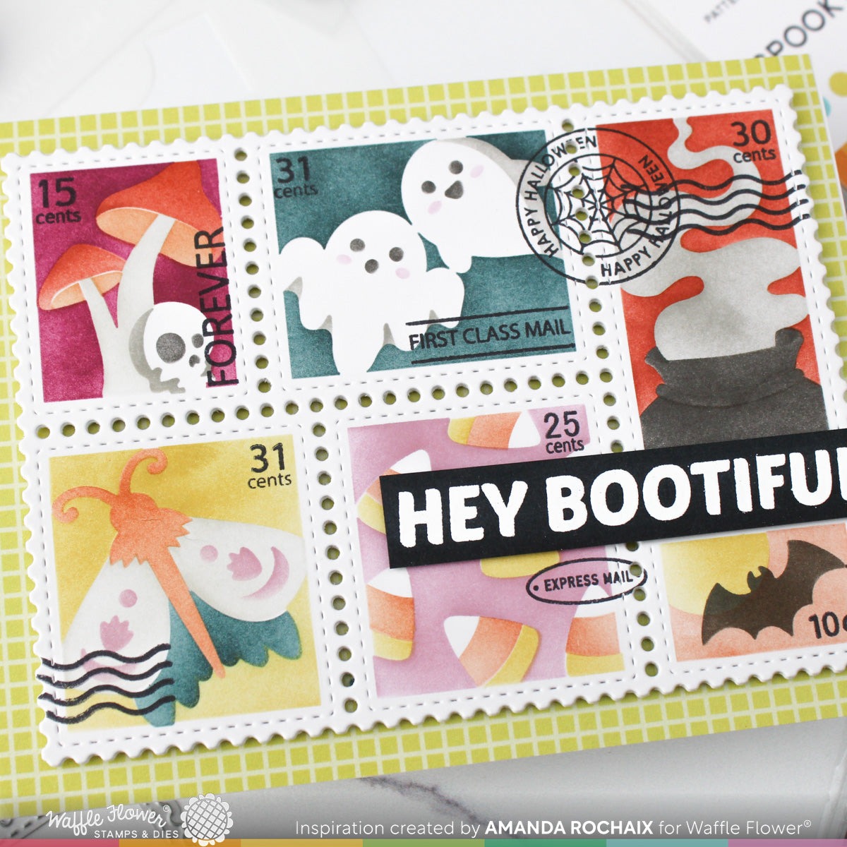 Postage Collage Spooktacular Stamp Set