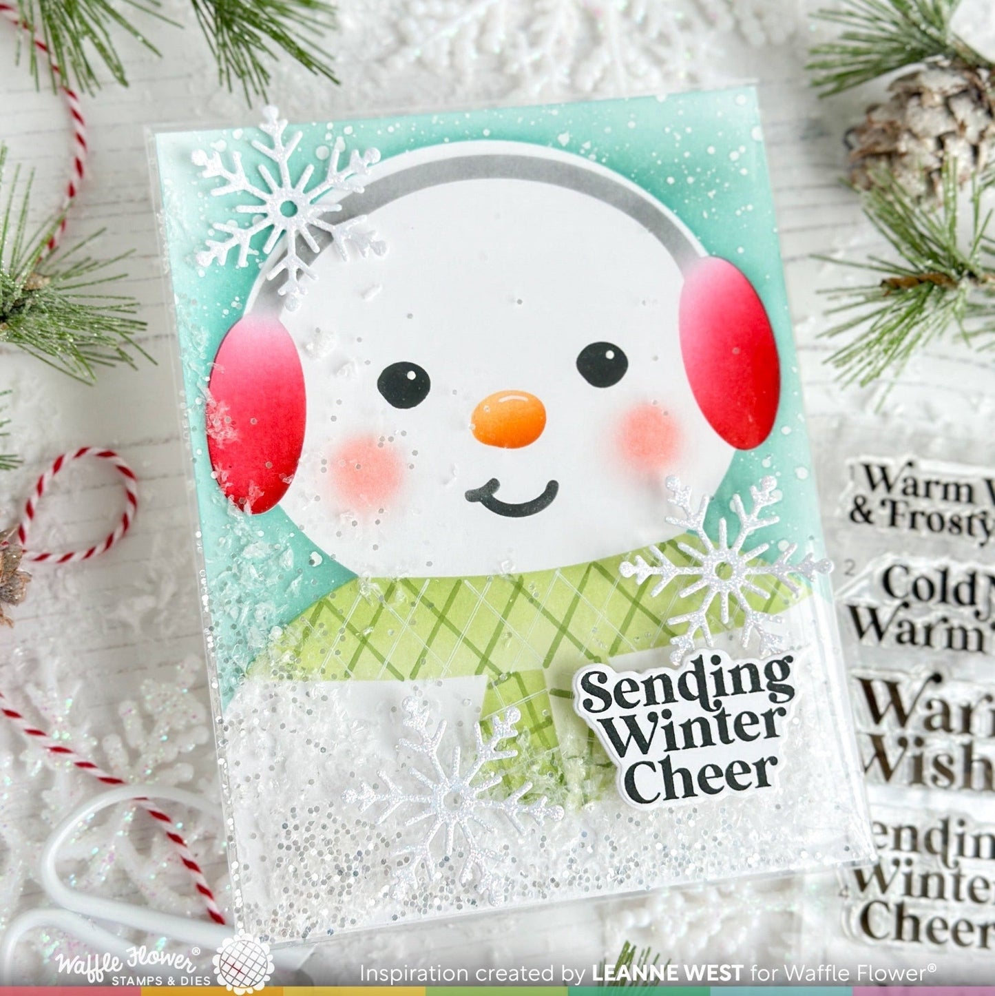 Oversized Snowman Stencils
