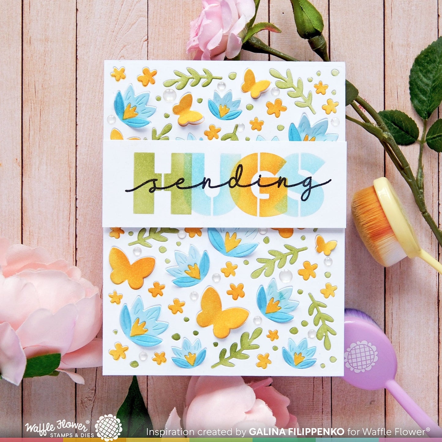Crocus Flutter Stencils