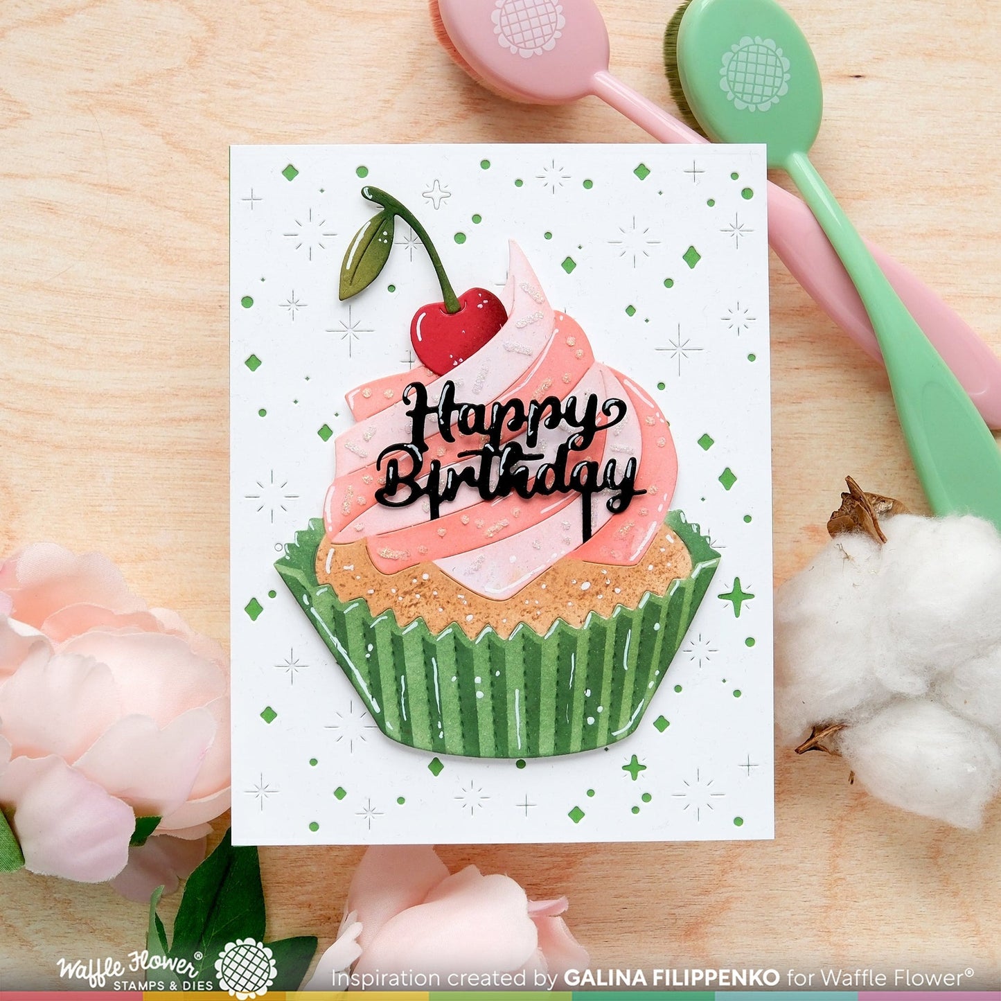 Sweet Cupcake Stencils