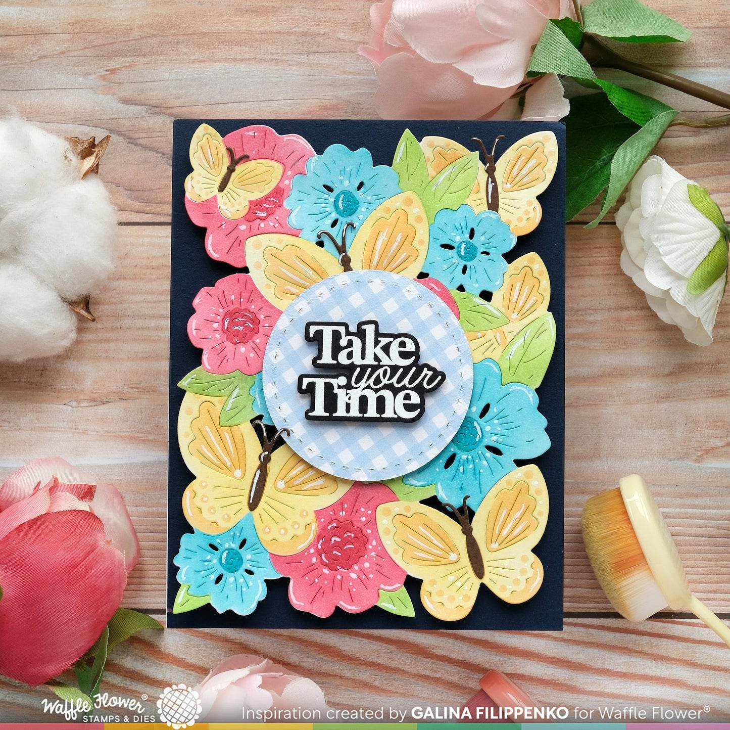 Paper Hug Sentiments Stamp & Die