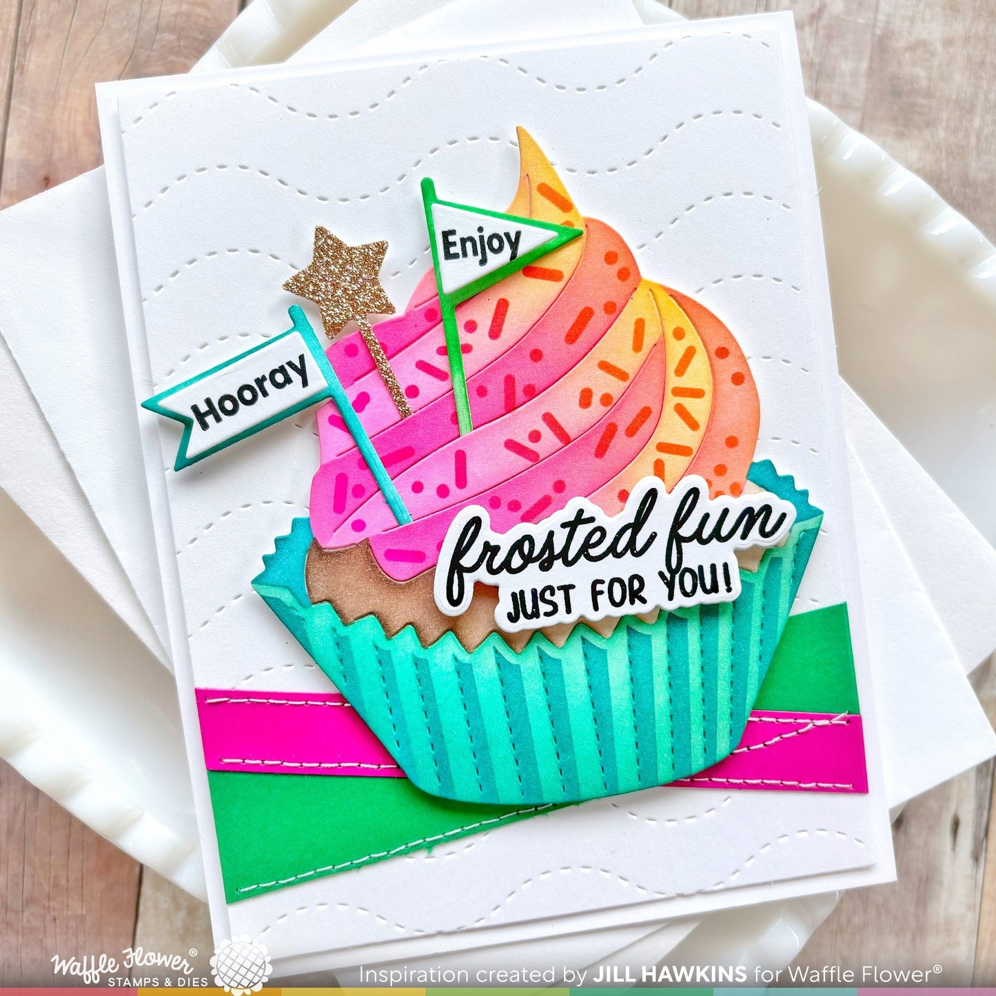 Cupcake Topper Additions Stamp Set