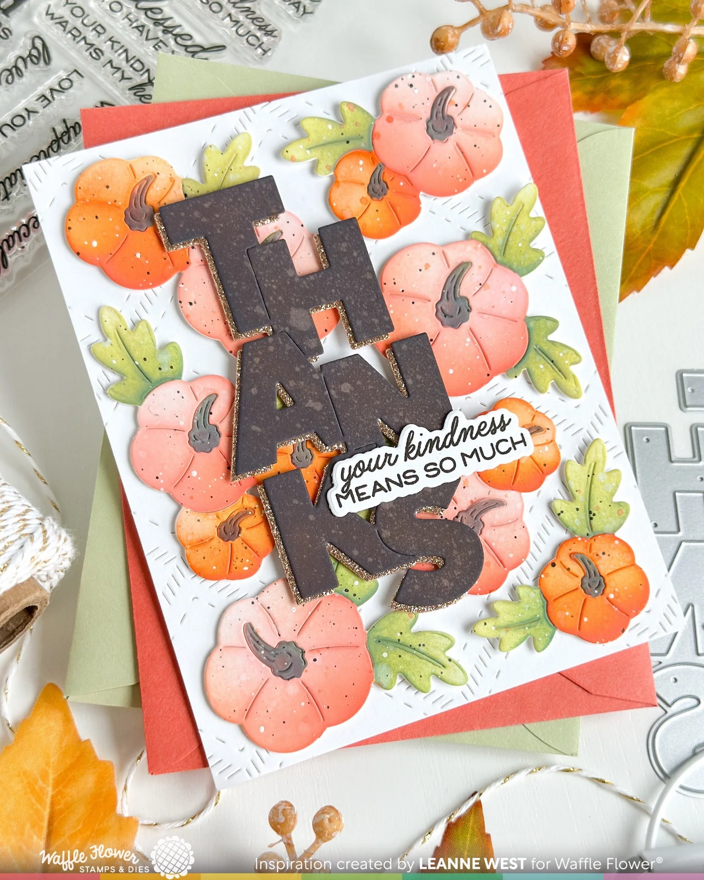 Pumpkin Time Texture Die