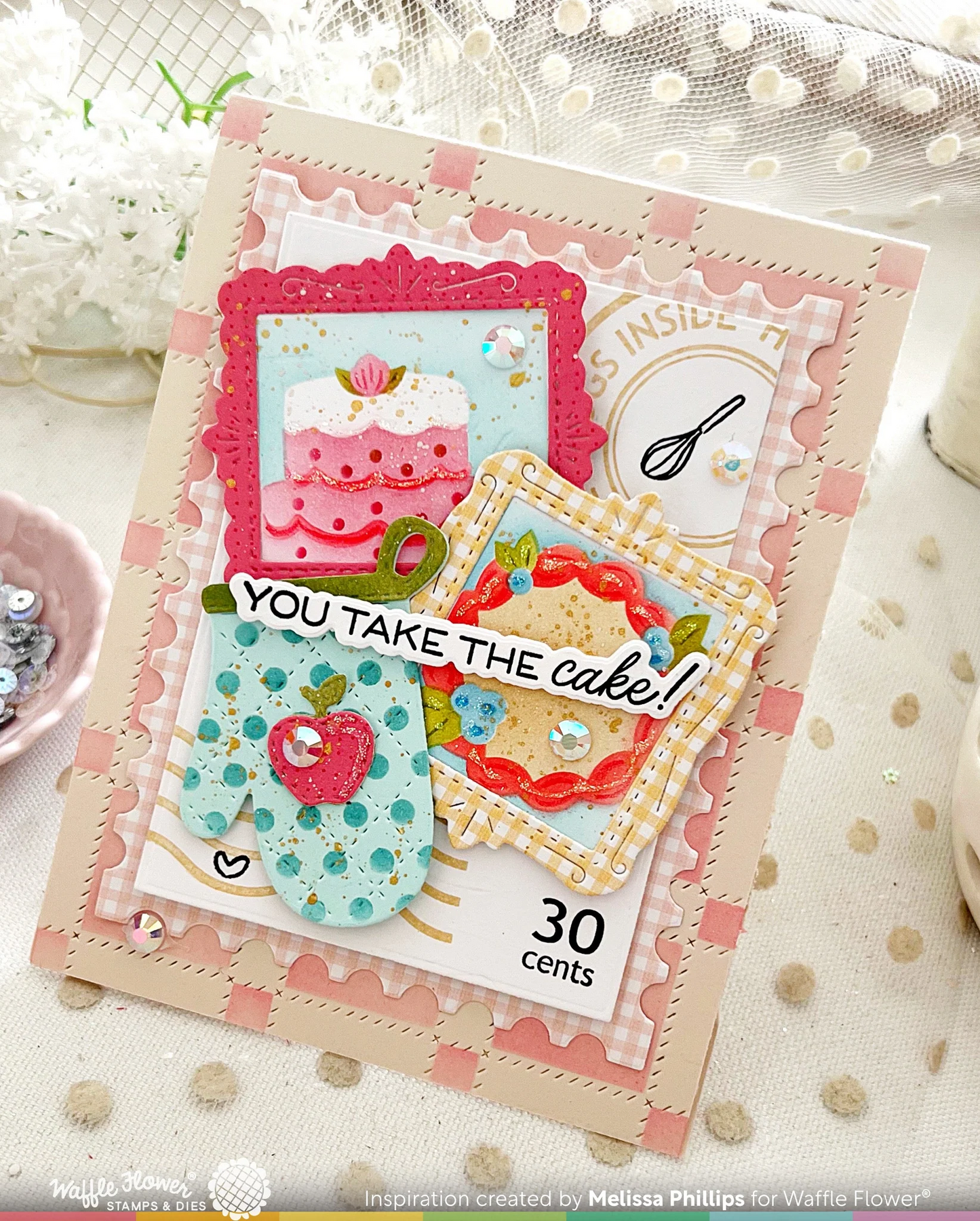 Baked with Love Sentiments Stamp & Die