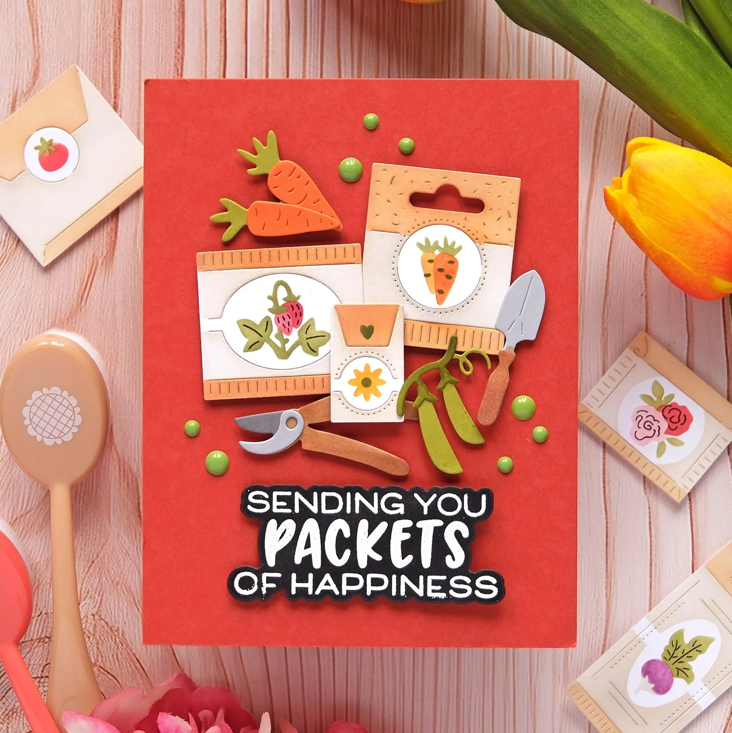 Postage Collage Seeds Details Stamp Set