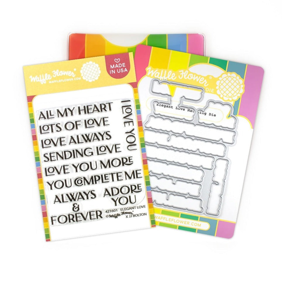 Elegant Love Stamp & Die