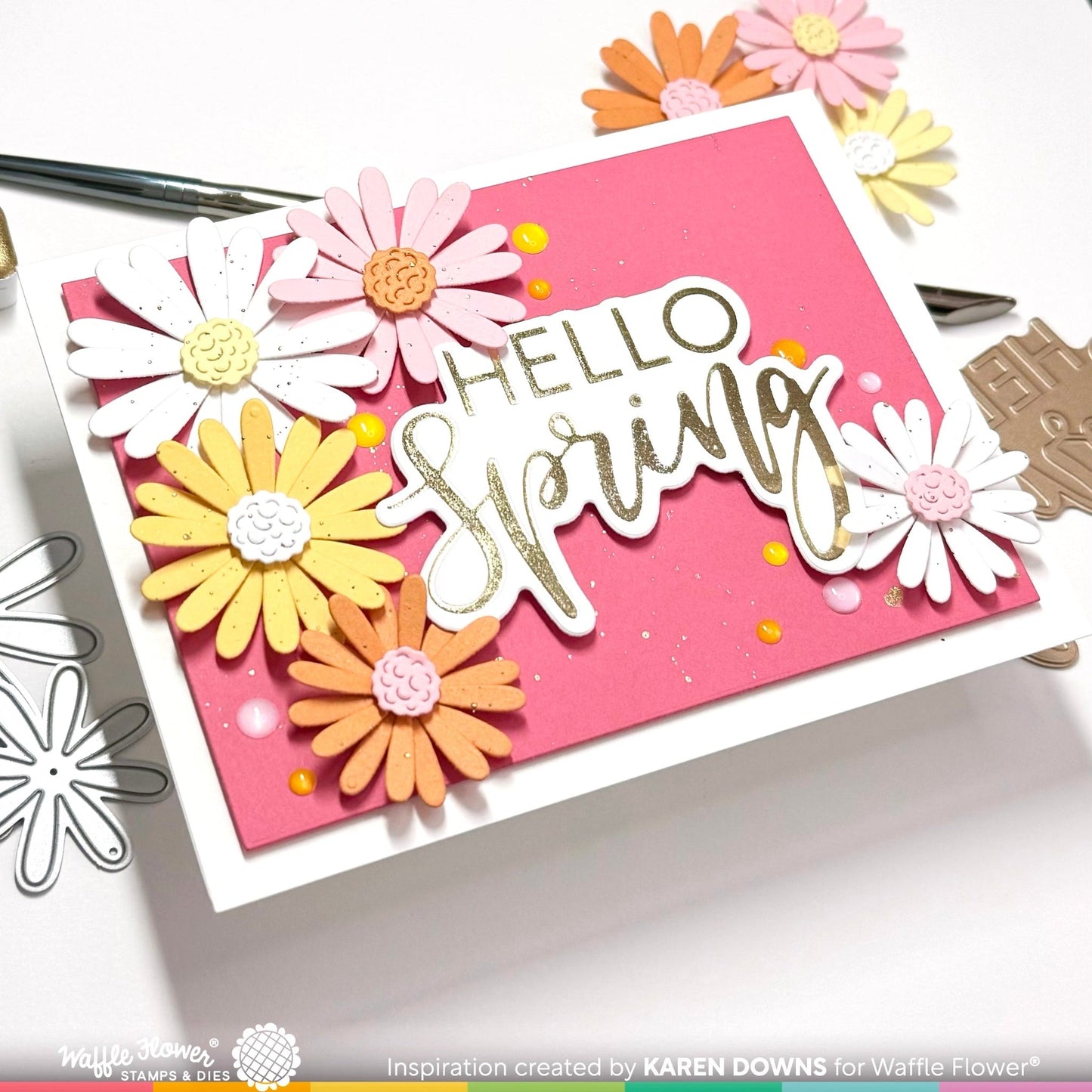 Hello Spring Foil Plate