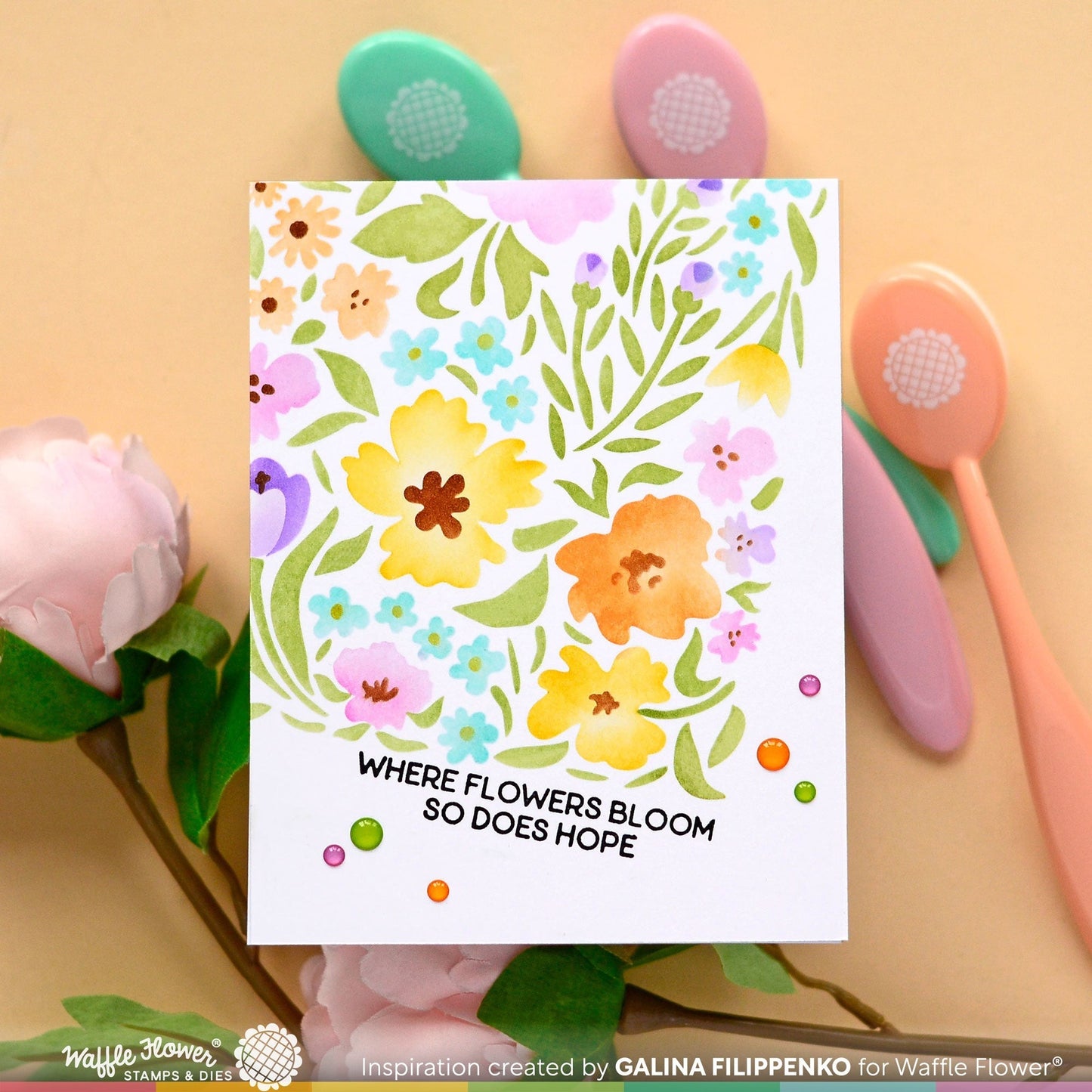 Wild Flowers Stencils