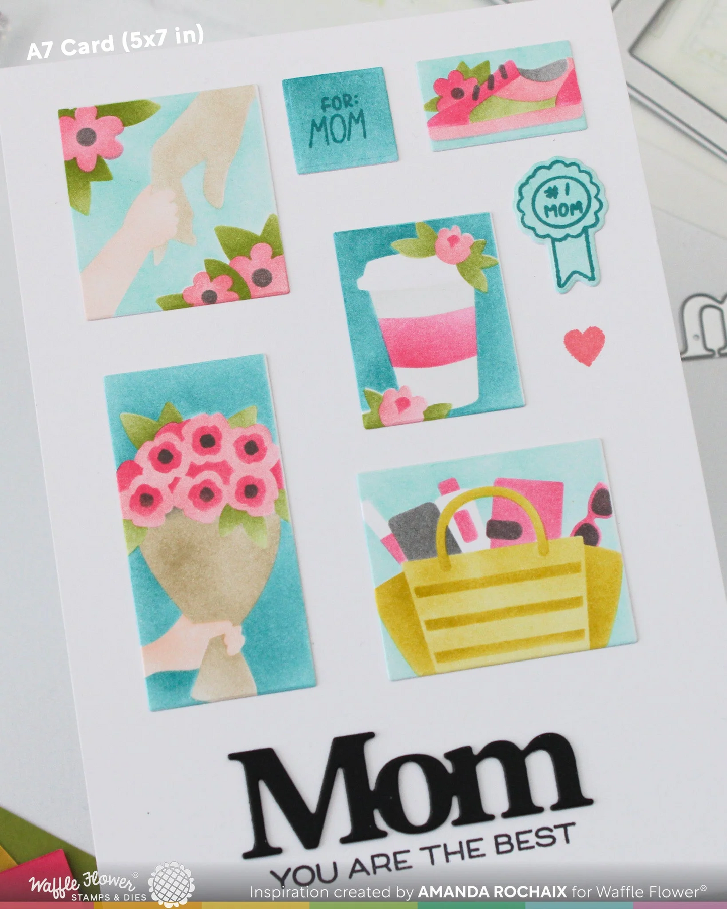 Postage Collage Mom & Dad Details Matching Die