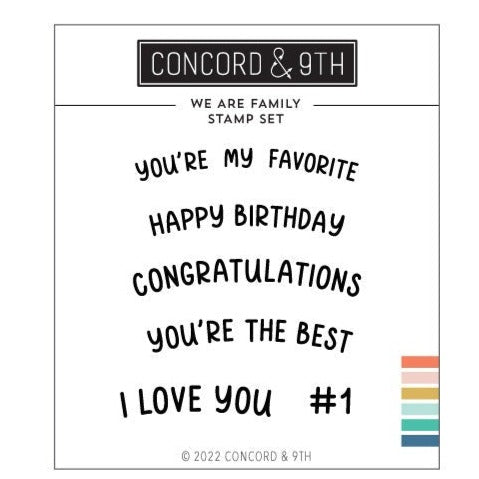 We Are Family Stamp Set
