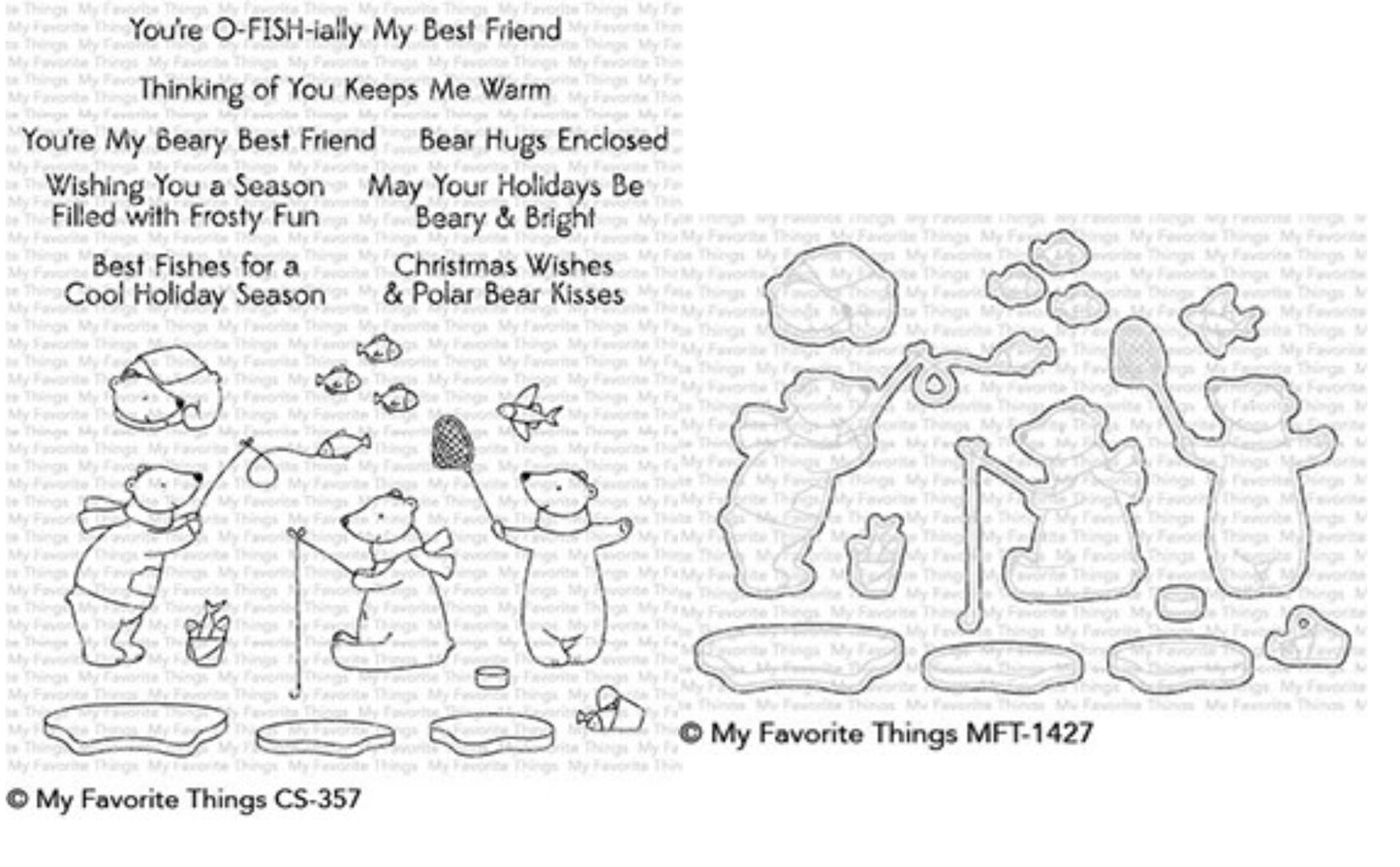 Beary Best Friends Stamp & Die Bundle