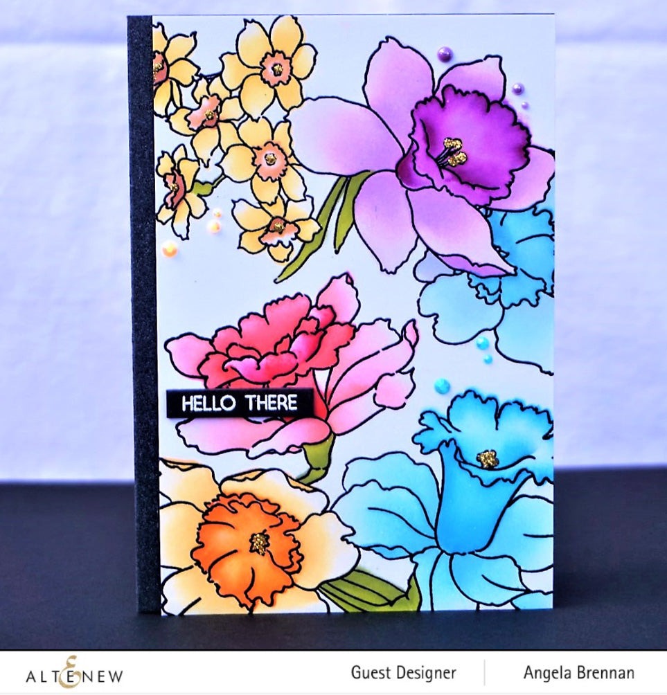 Build-A-Garden: Daffodil Delight Stamp & Stencil Set