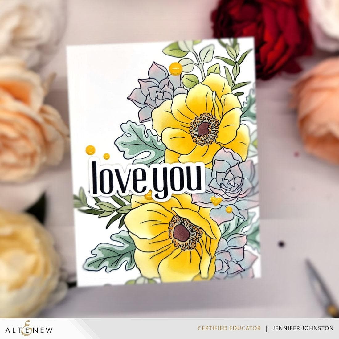Build-A-Garden: Captivating Floral Swag Stamp & Stencil