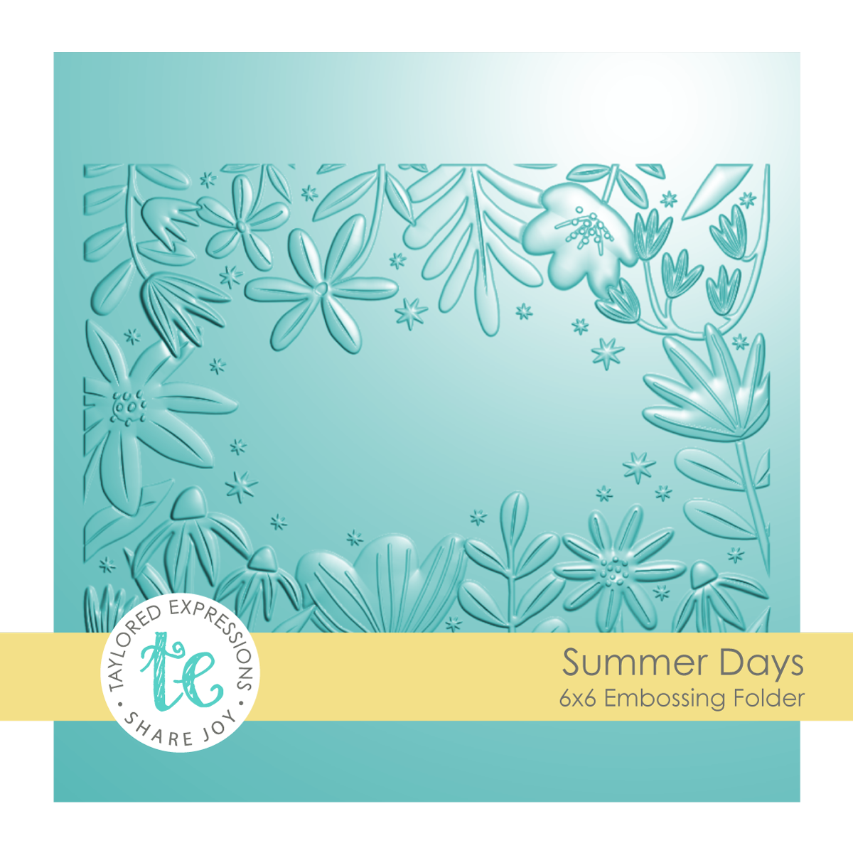 Summer Days Embossing Folder