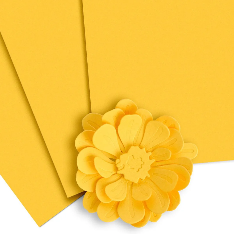 Crafty Necessities 8.5x11 Cardstock: Maple Yellow
