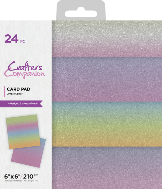 Ombre Glitter 6x6 Paper Pad