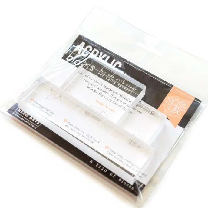 Small Acrylic Blocks Trio