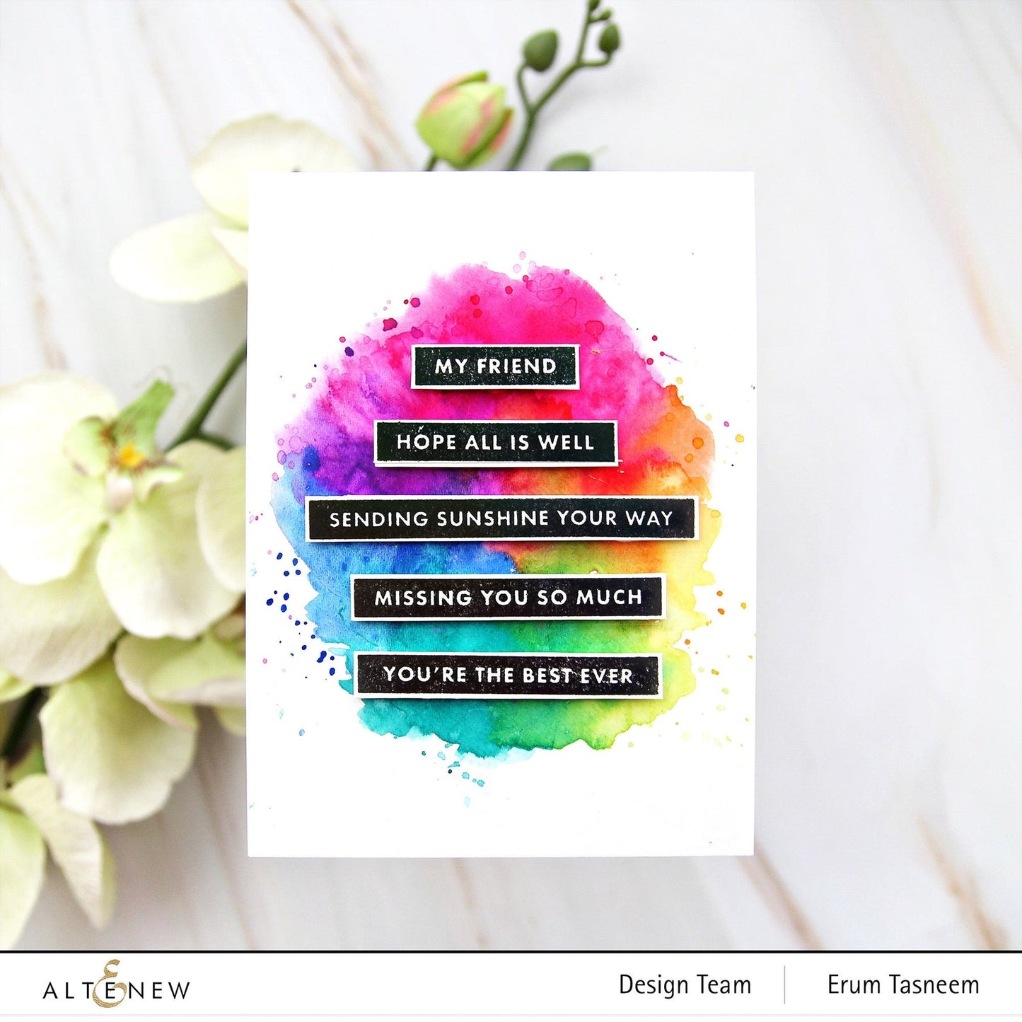 Bold Sentiments Stamp Set