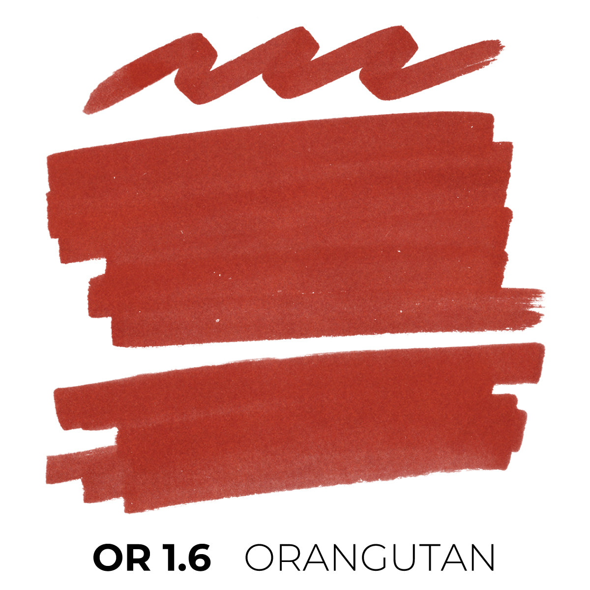 Brush Half Marker OR1.6 Orangutan