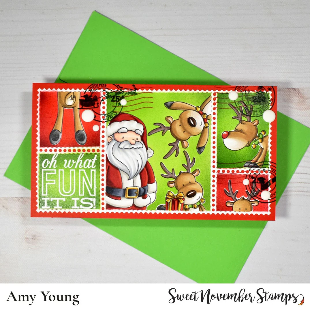 Postage Pals: Santa and Reindeer Stamp Set
