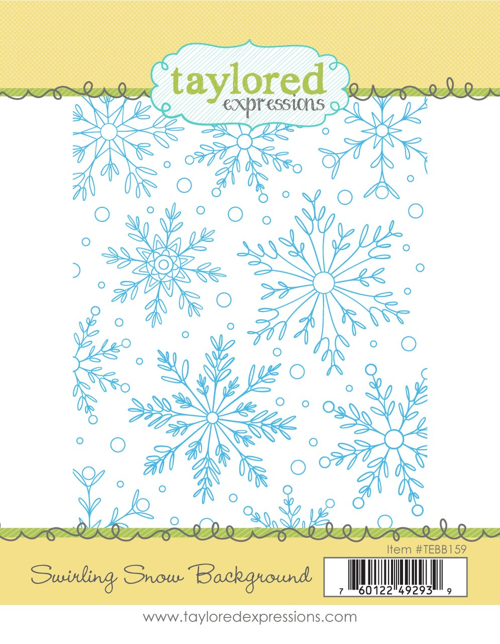 Swirling Snow Background
