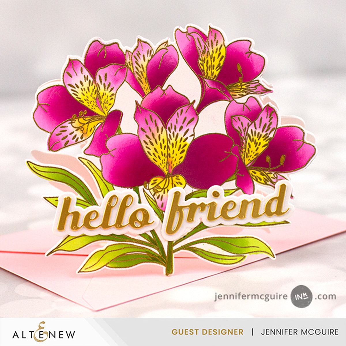 Build-A-Garden: Peruvian Lily Add-On Die Set