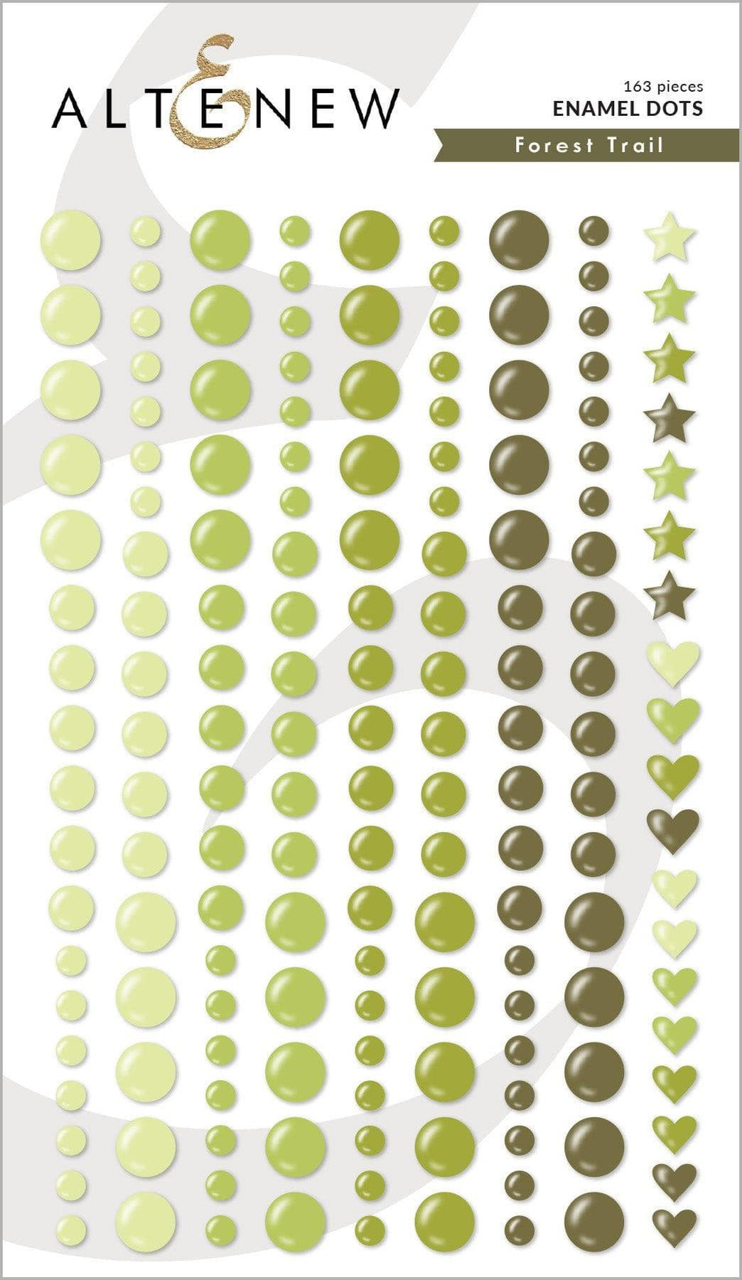 Forest Trail Enamel Dots