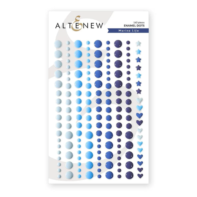 Marine Life Enamel Dots