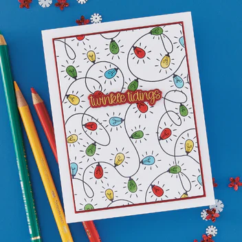 Layered Twinkle Tidings Stencil