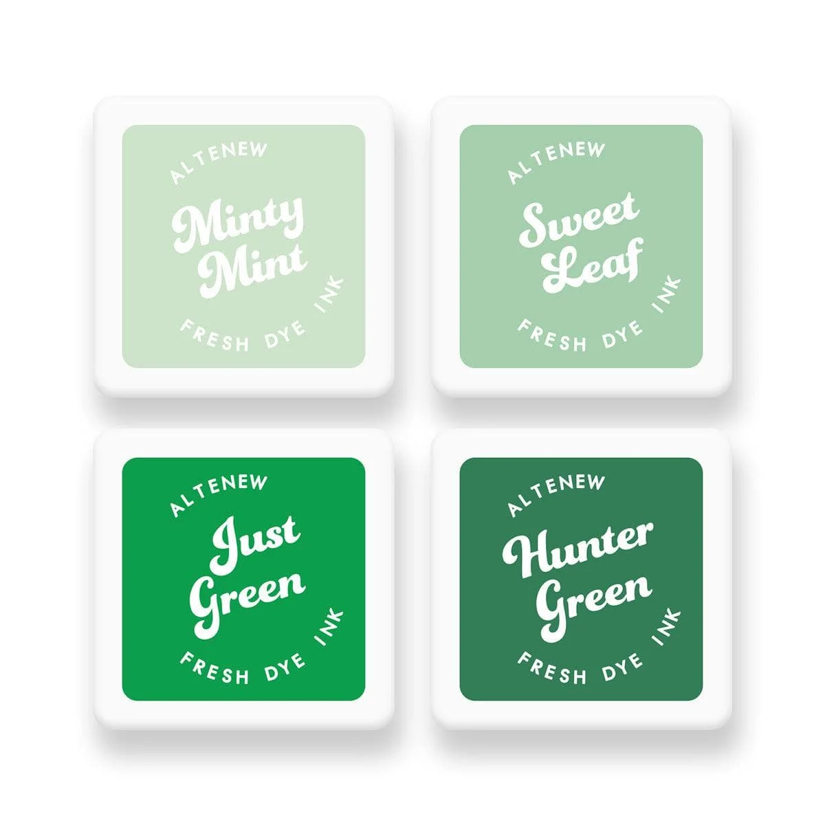 Green Meadows Fresh Dye Ink Mini Cube Set