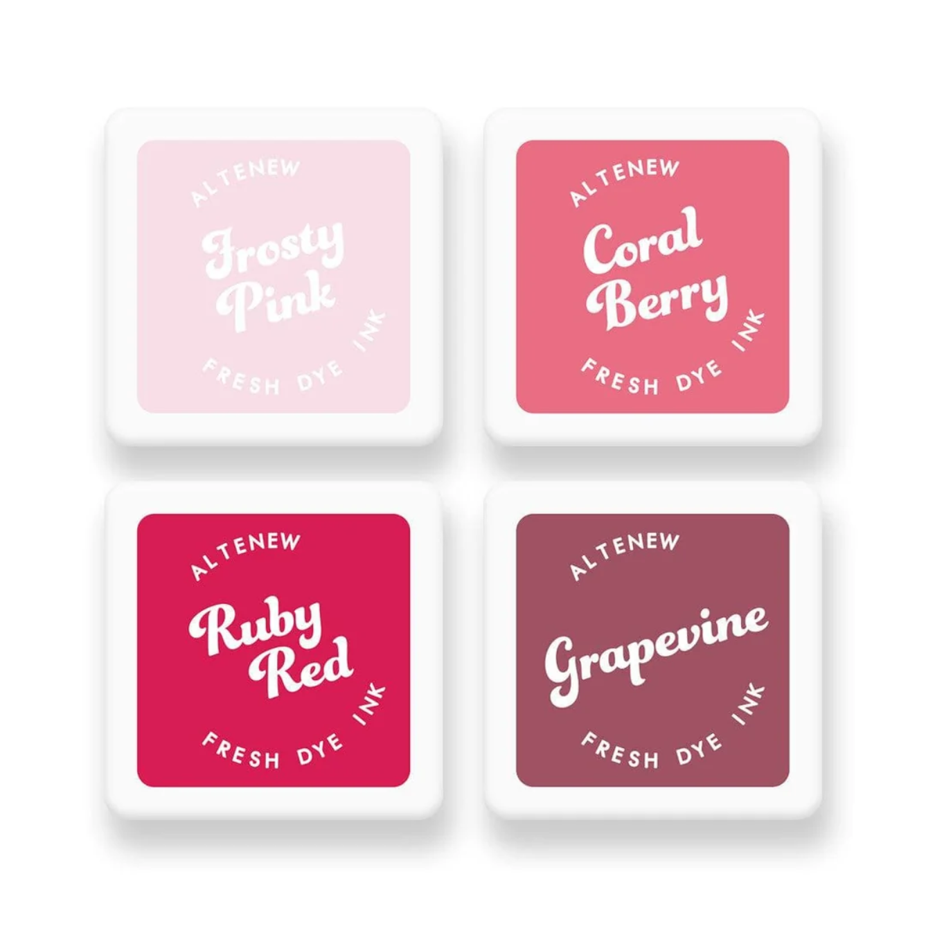 Red Cosmos Fresh Dye Ink Mini Cube Set