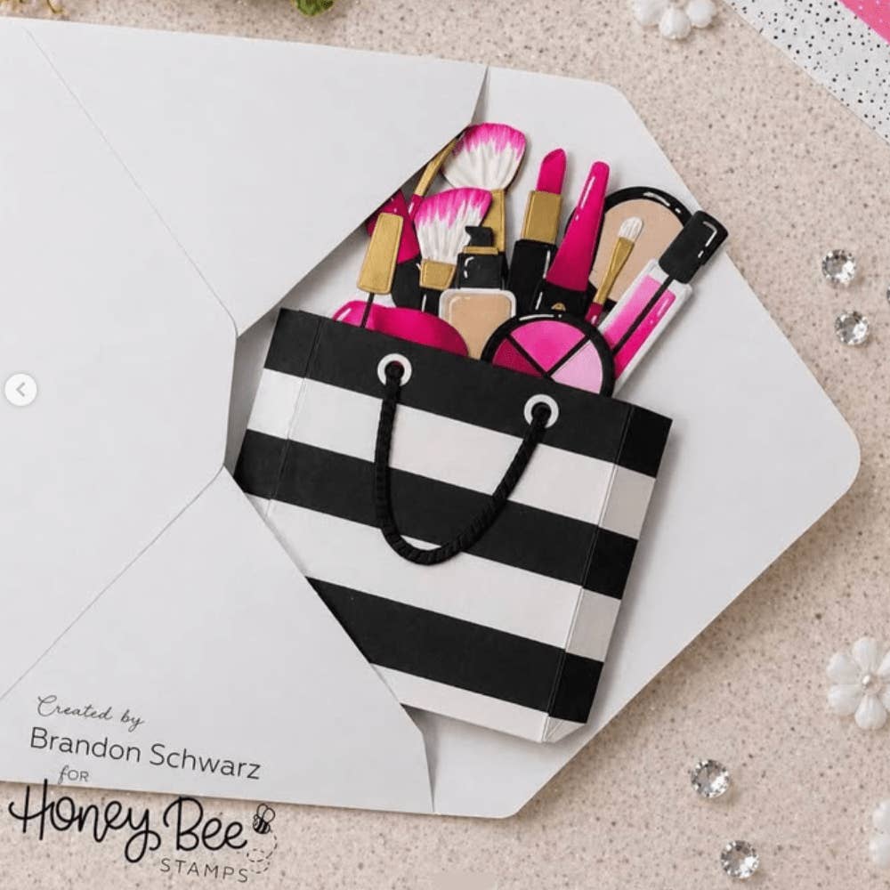 Lovely Layers: 3D Pop-Up Bag Honey Cuts