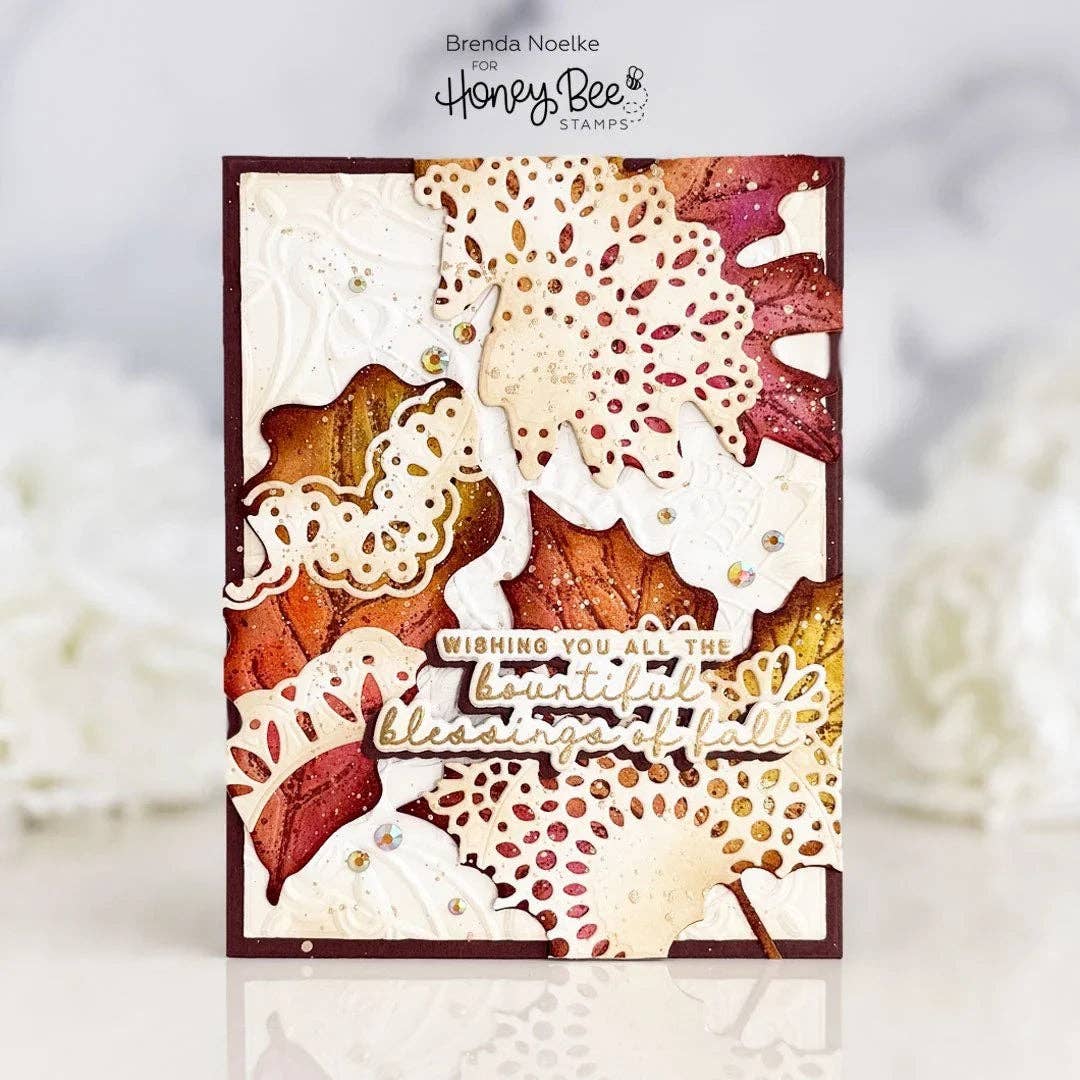 Lovely Layers: Boho Leaves Honey Cuts