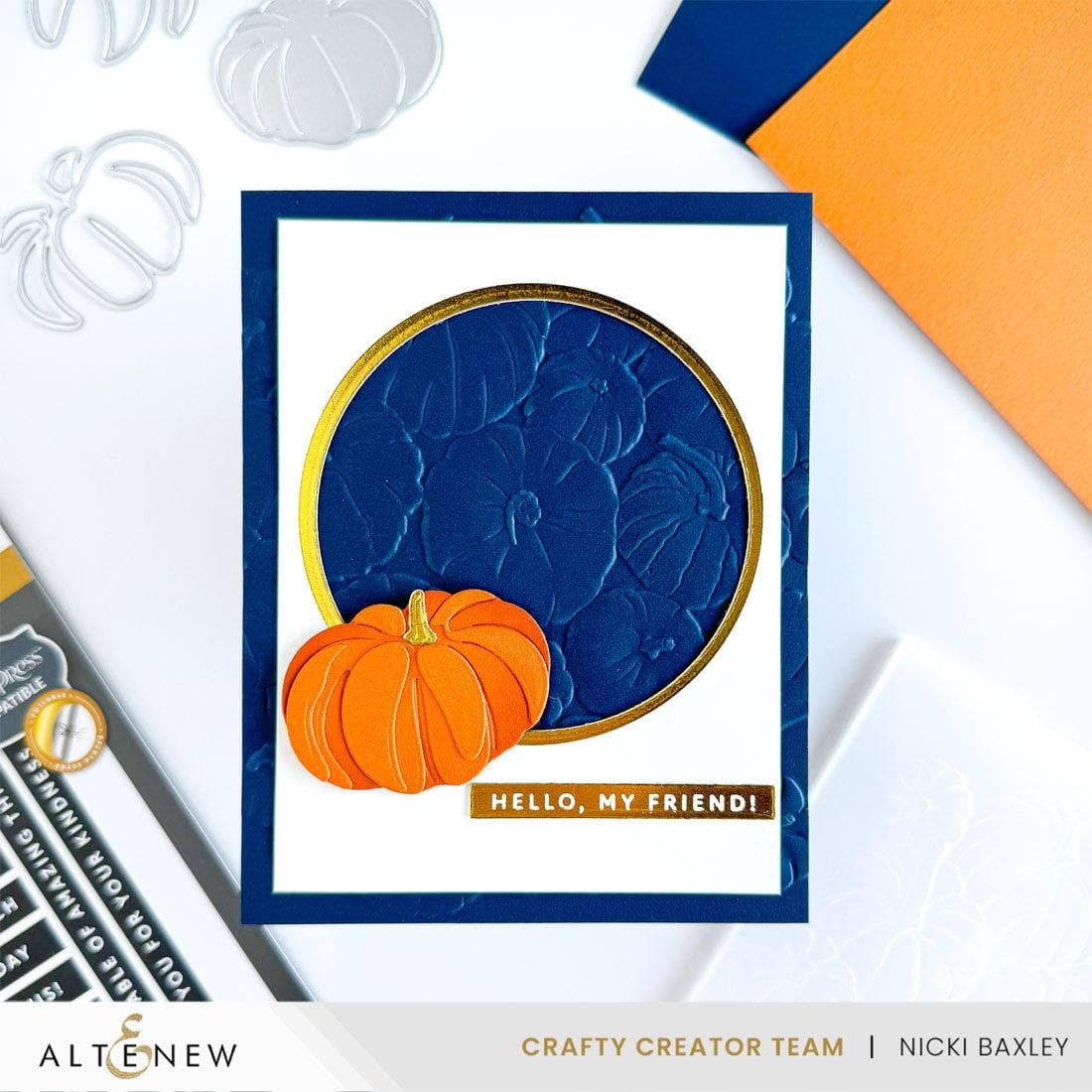 Pumpkin Patch Embossing Folder