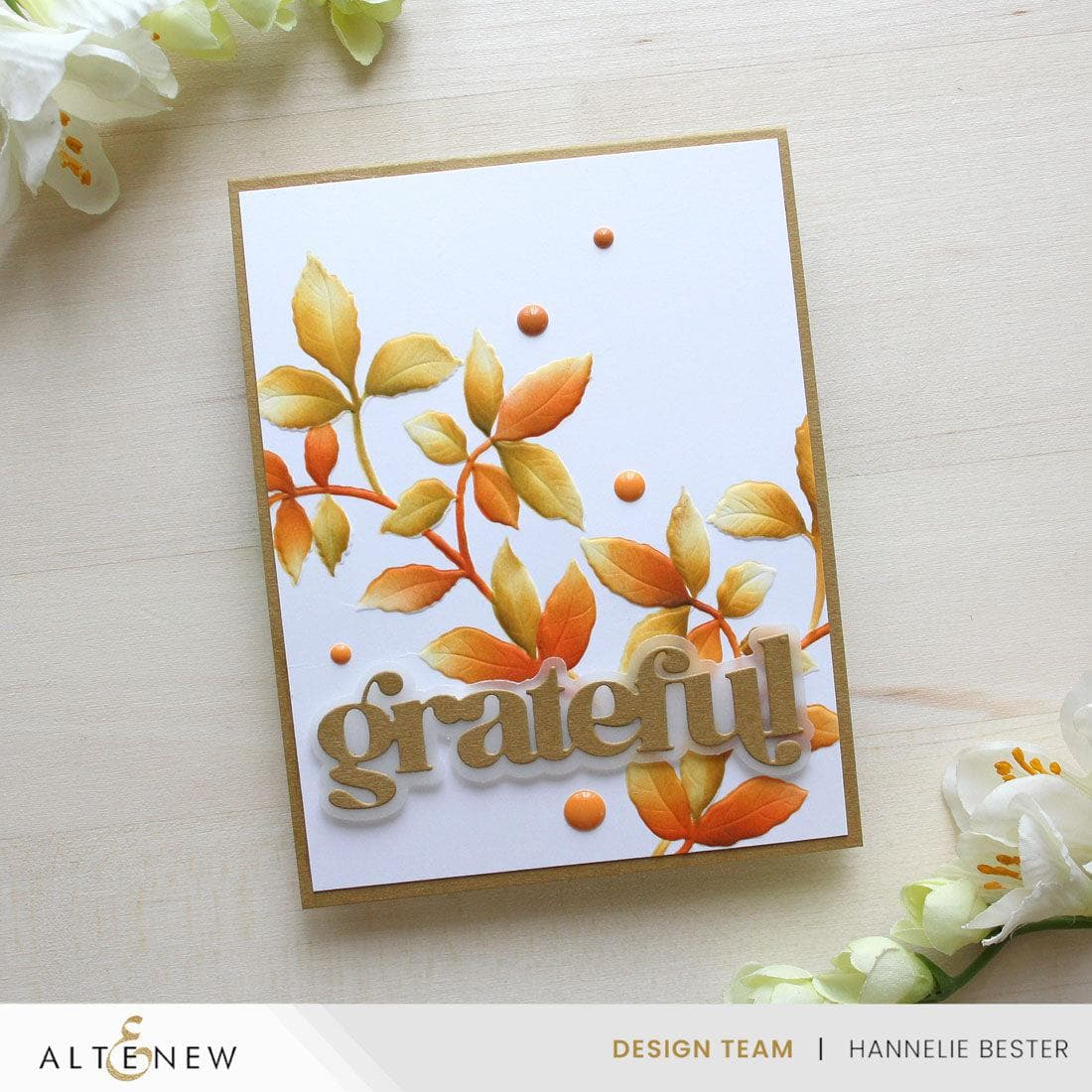 Leafy Splendor Embossing Folder