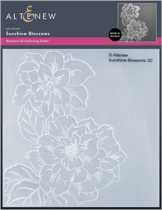 Sunshine Blossoms & Courageous You Embossing Folder 