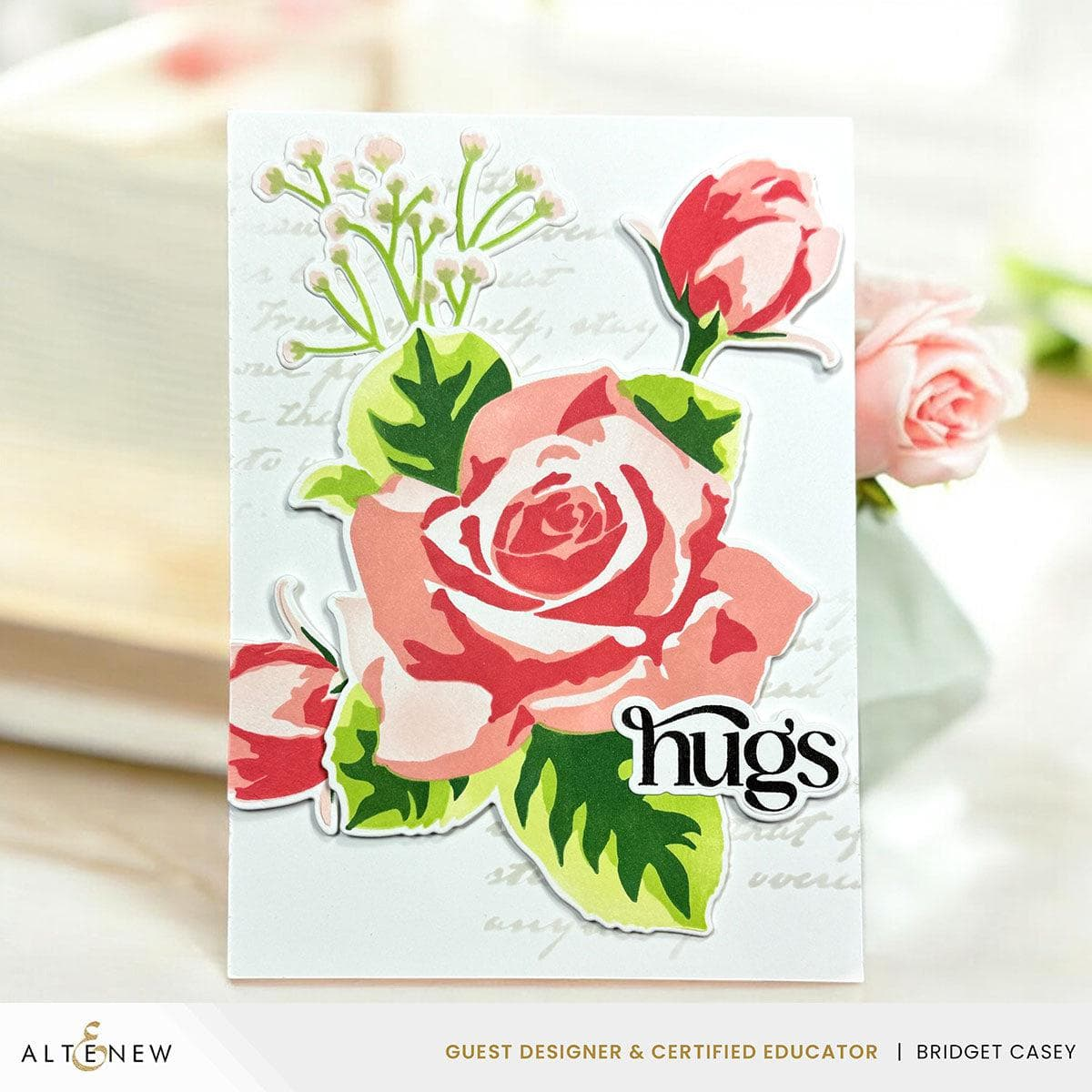 Stencil Art: Romantic Roses Add-On Dies