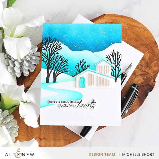 Stencil Art: Serene Landscapes Layering Stencil Set