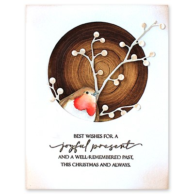 Woodgrain Circle Die