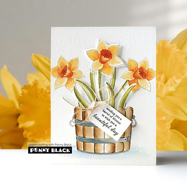 Blooming Barrel Stamp Set