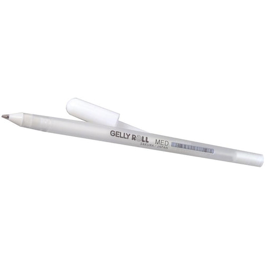 White Gelly Roll Pen Medium