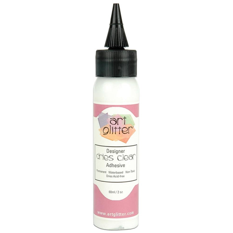 Dries Clear Glitter Glue Adhesive 2oz