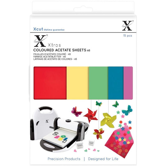 Xtra A5 Colored Acetate Sheets