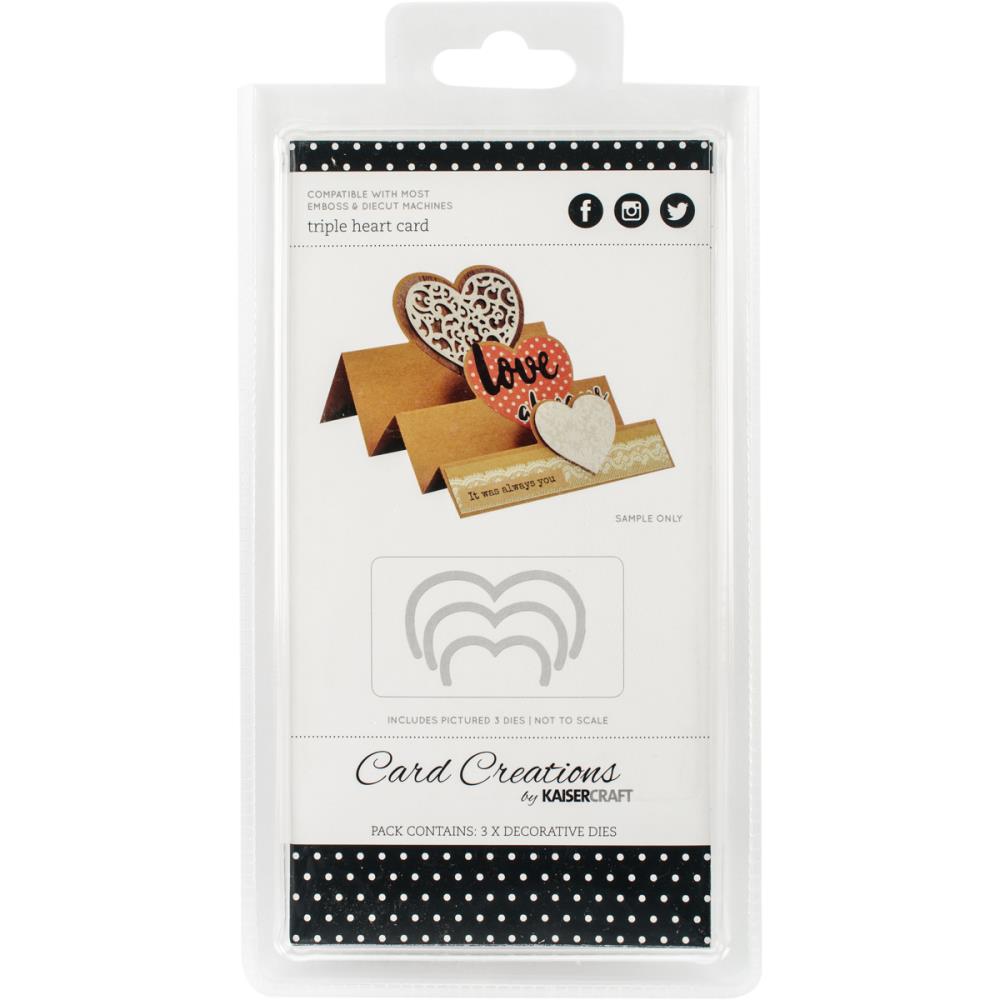 Triple Heart Flip Die