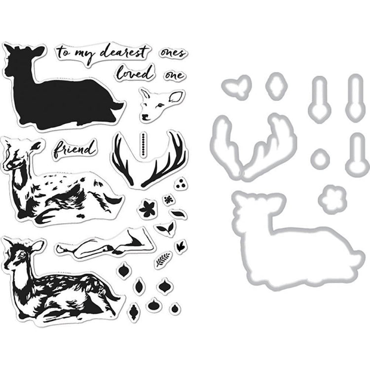 Color Layering Deer Stamp & Die
