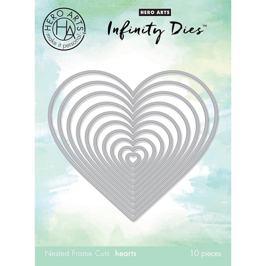 Nesting Hearts Infinity Dies