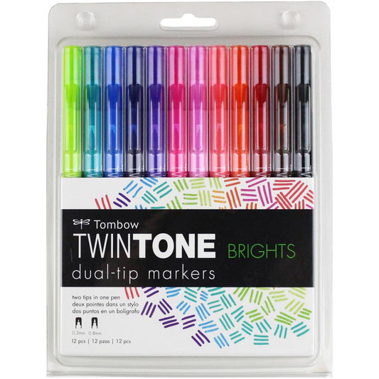 Twintone Marker Set Brights