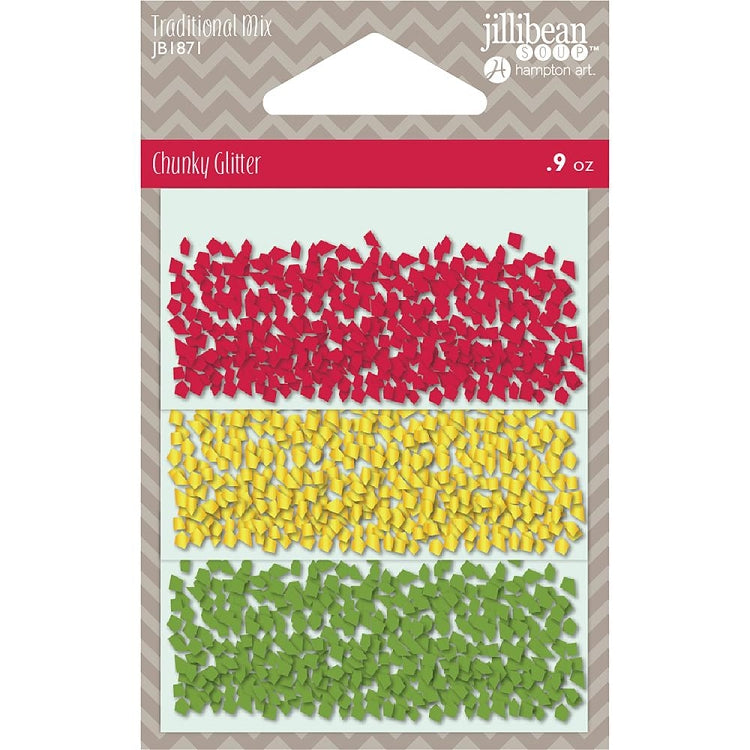 Traditional Mix Chunky Glitter Shaker Filler