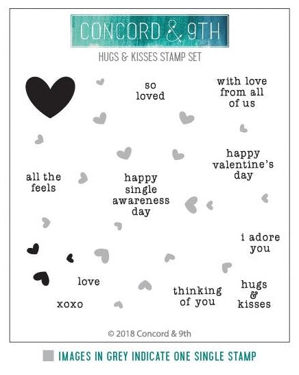 Hugs & Kisses Turnabout™ Stamp Set